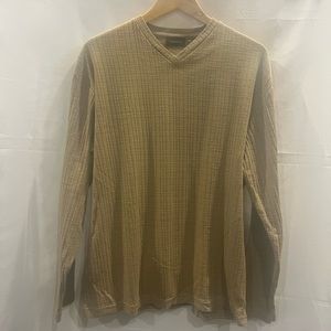 Mens Liz Claiborne casual long sleeve shirt Size L $22